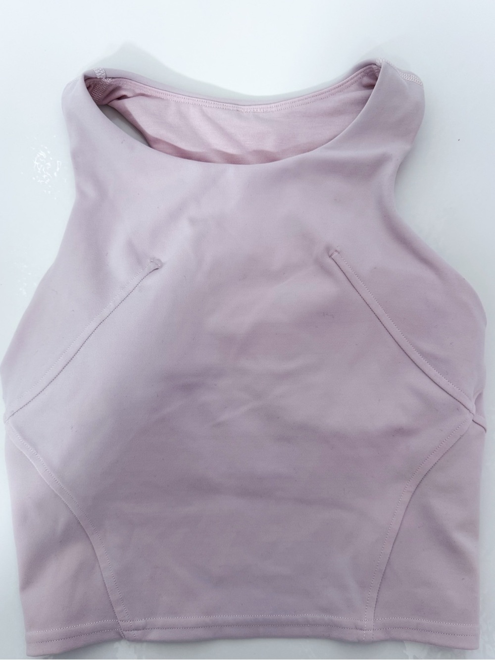 Lululemon Align Tank Light Pink Size 2 Built In Bra Crop Yoga Top